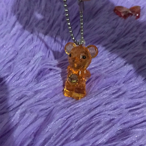 November Mini Birthstone Bears Crystal Key chains - Picture 2 of 5